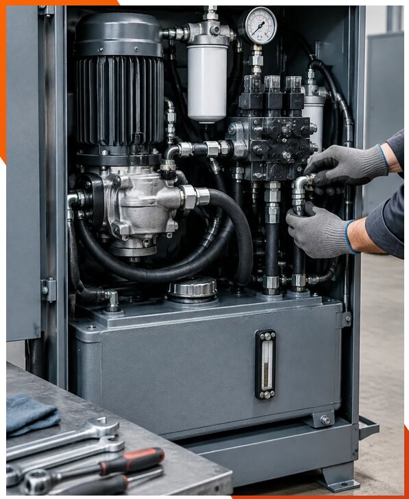 Ремонт гидростанций промышленных станков с выездом в Балтийске